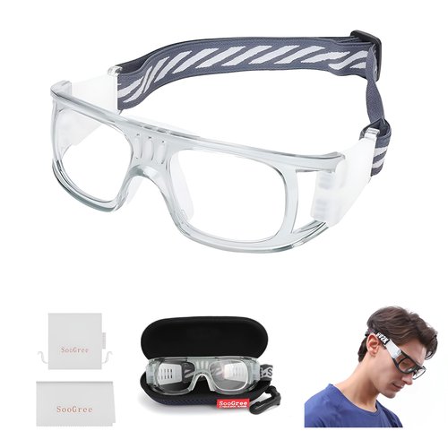 SooGree Sports Glasses - Racquetball Goggles Basketball Football Eye Protective