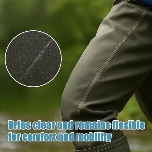 Eupheng UV Wader Repair Glue - Instant Sunlight-Curing Sealant for Waterproof Fishing Waders | Flexible & Durable