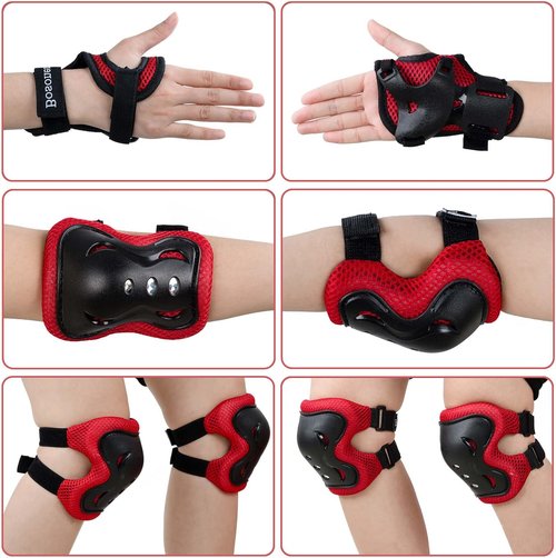 BOSONER Kids Protective Gear Set - Knee & Elbow Pads for Roller Skating, BMX, and Cycling | Durable & Comfortable