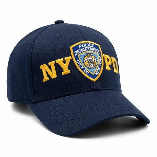 Artisan Owl NY Police Department-Inspired Baseball Cap, Blue