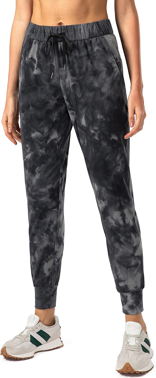 SANTINY Women's Joggers - Comfortable Drawstring Sweatpants with Pockets | Ideal for Running & Lounging