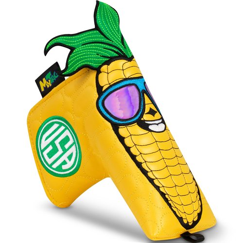 Funny Golf Putter Headcover, Creative Corn Blade Putter Cover Strong Magnetic Golf Club Head Cover