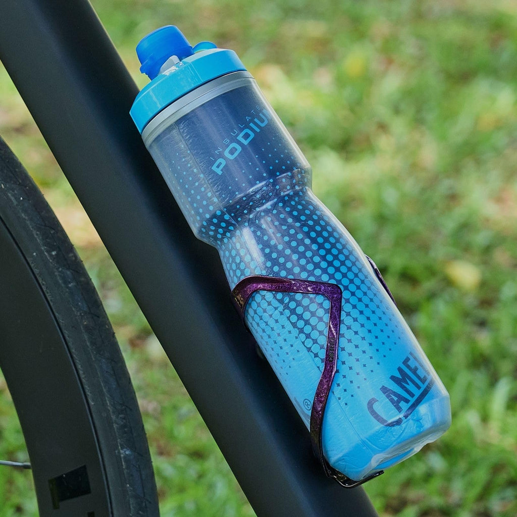 Corki Bike Water Bottle Holder, Bicycle Water Bottle Cage 1 Pack Purple