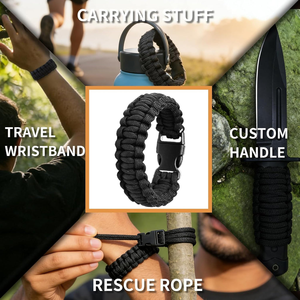 Skiennix Adjustable Paracord Rifle Sling - Heavy-Duty 2-Point Design for Hunting | Includes Swivel Mount