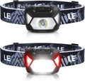 Lepro Headlamp - 2 Pack Super Bright LED Headlights with 6 Lighting Modes | Waterproof & Lightweight for Cycling, Running, Camping