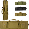 WOLFHUNT Tactical Double Rifle Case - Lockable Soft Bag Backpack for 48", 42", & 36" Rifles | Portable Gun Storage