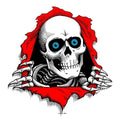 Powell Peralta 12" Ripper Ramp Sticker Clear