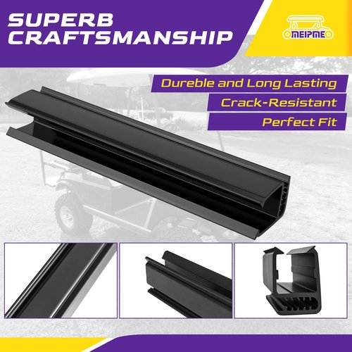 Golf Cart Windshield Clips, 2PCS Club Car Windshield Sash Clips for 1"x1" Square Tube, Club Car Windshield Clips Suitable for Club Car Precedent DS and Tempo Golf Carts, OEM#1014441-01 1021630-01