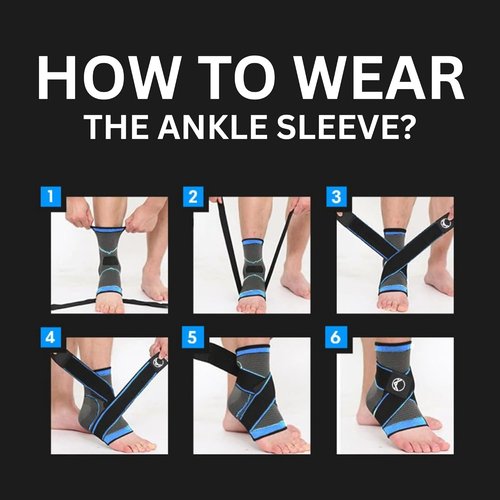 Koprez Plantar Fasciitis Sleeve - Plantar Fasciitis Relief, Plantar Fasciitis Socks, Ankle Compression Sleeve, Ankle Support for Women, Plantar Fasciitis Brace, Ankle Sleeve, Ankle Support Men