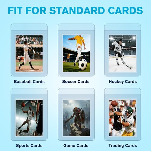 Card Protectors by [Brand Name] - 600ct Semi Rigid & Soft Card Sleeves for Graded Trading Cards