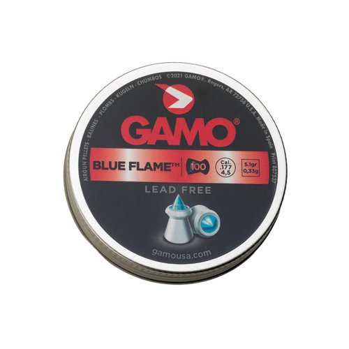 Gamo 632270254 PBA Blue Flame Pellets .177 Caliber, 100 Count