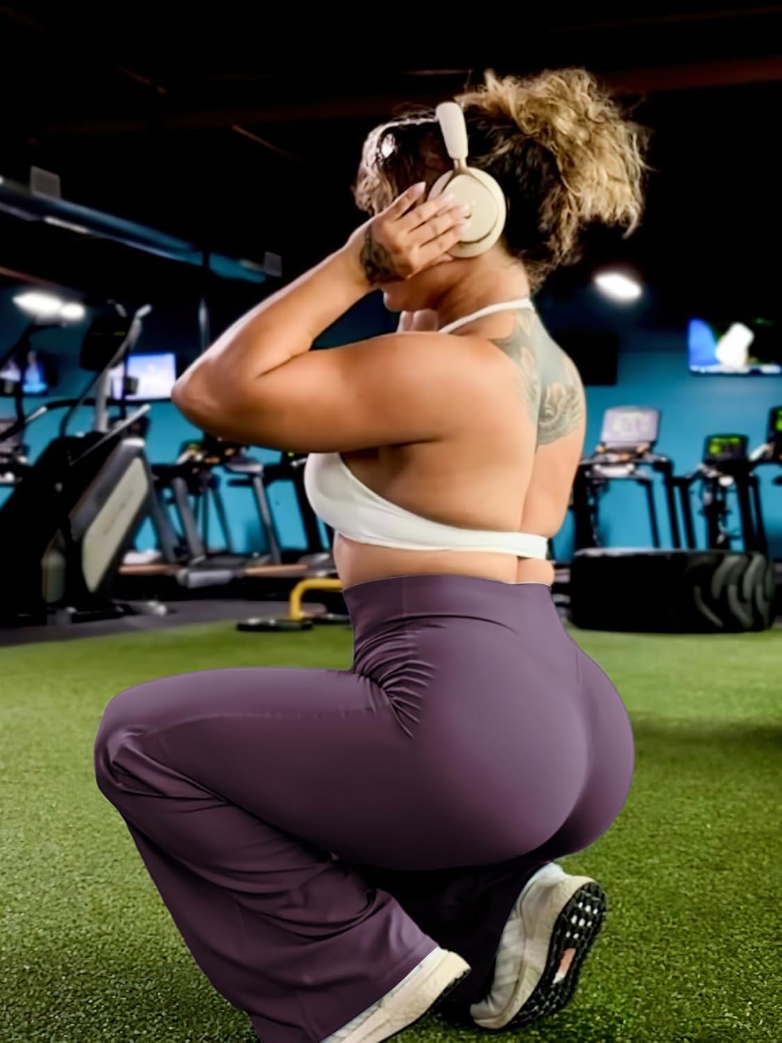 YEOREO Women's High Waist Workout Leggings - No Front Seam, Buttery Soft Yoga Pants | Multiple Sizes Available