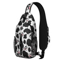 Wakasui Cow Crossbody Sling Backpack Mini Water Resistant Sling Bag with Adjustable Chest Strap Backpack for Outdoor Hiking Cycling Sports– Cow Lover Gifts For Woman