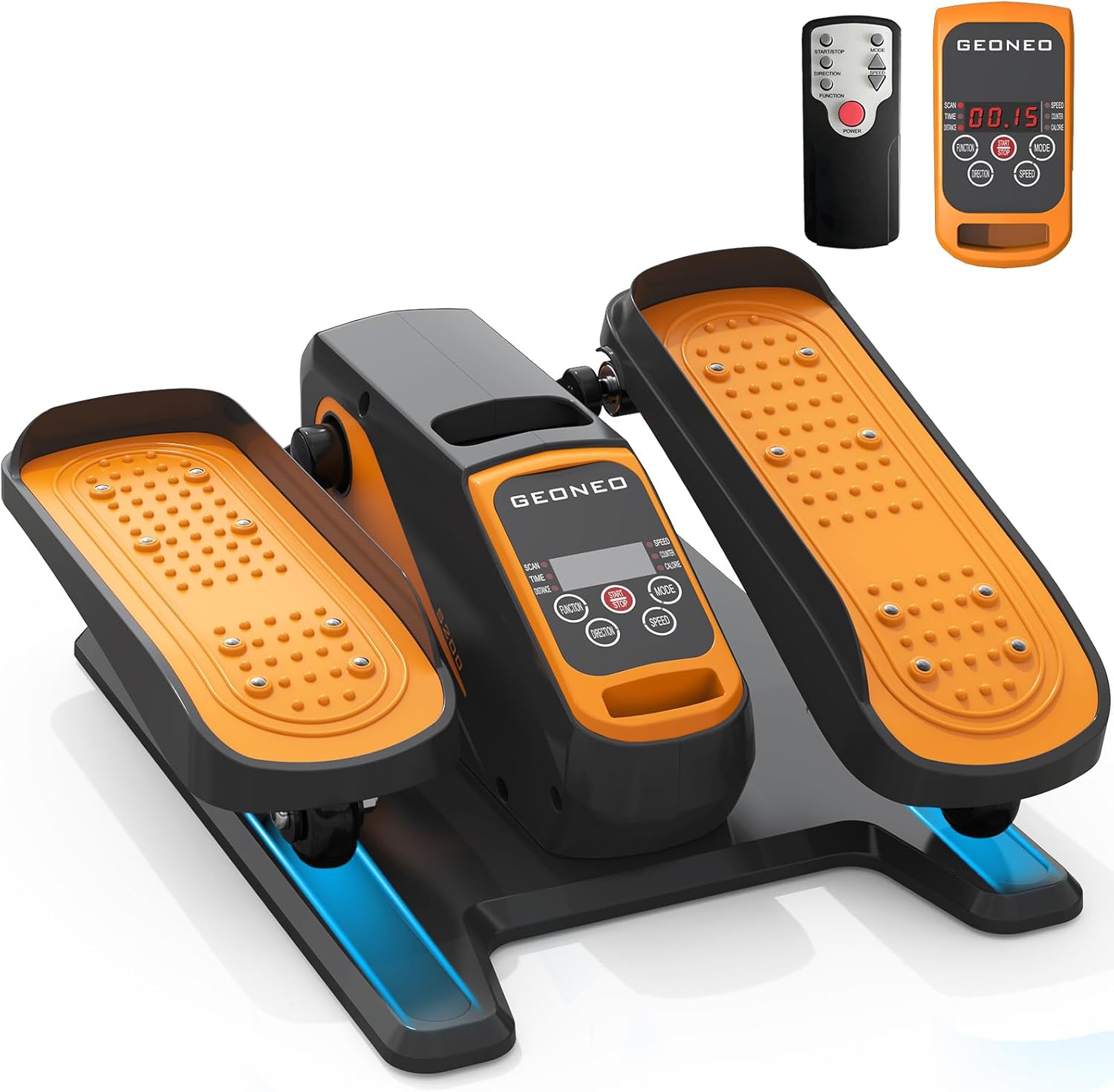 Under Desk Elliptical Machine - Electric Seated Pedal Exerciser for Seniors | Quiet, Compact Design with Remote Control & 12 Speeds