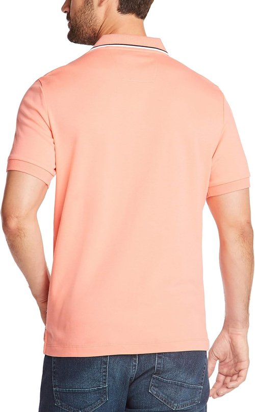 Nautica Men's Classic Fit Polo Shirt - Short Sleeve with Dual Tipped Collar | Stylish & Comfortable