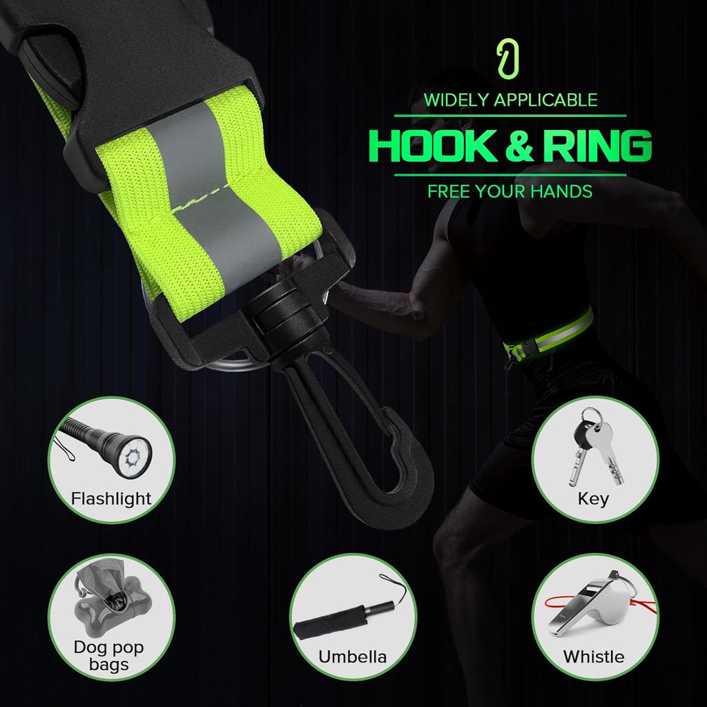 Skiennix Reflective Sash - High Visibility Night Walking Safety Gear with 2 Reflective Armbands for All Ages