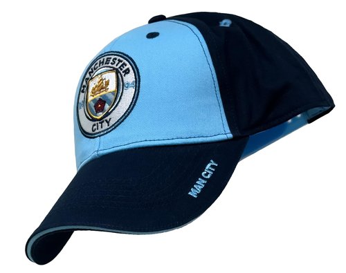Fan Ink Manchester City Cap, Licensed Man City Adjustable Snap Back Hat/Cap, 1 Cover No Logo