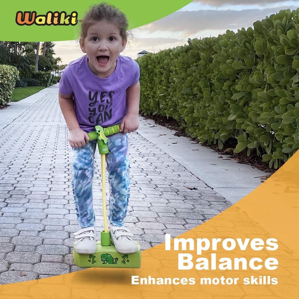 WALIKI Foam Pogo Hopper - Elephant Jumper | Fun & Safe Toy for Kids Age 4+