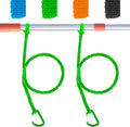 Kayak Paddle Board Tether Leash by [Brand Name] - Stretchable 3.3-7 Feet Strap with Carabiner for SUP & Fishing