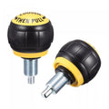 uxcell M16 Fitness Adjustment Knob Replacement Parts for Home Fitness Height Adjustment Screws Equipment Black Yellow 2pcs