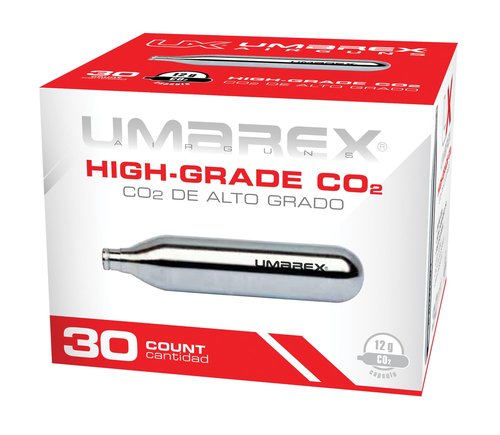 Umarex High-Grade CO2 Cartridges for Pellet Guns, BB Guns and Airsoft Guns, 12 Gram (Pack of 30)