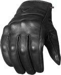 Skiennix Motorcycle Gloves - Premium Leather, Touch Screen, Non-Slip Protection for Men