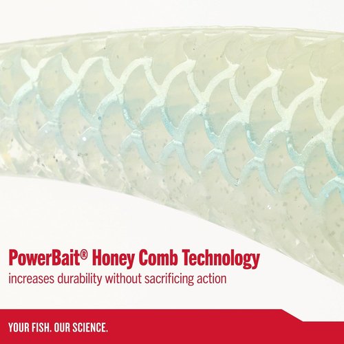 Berkley PowerBait CullShad Fishing Soft Bait - Realistic Design for Effective Catching | 4-Inch Size