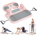 SHIJING Pilates Reformer Board，6-in-1 Foldable Pilates Equipment for Home Workout with Timber，Core& Full Body Training for Women