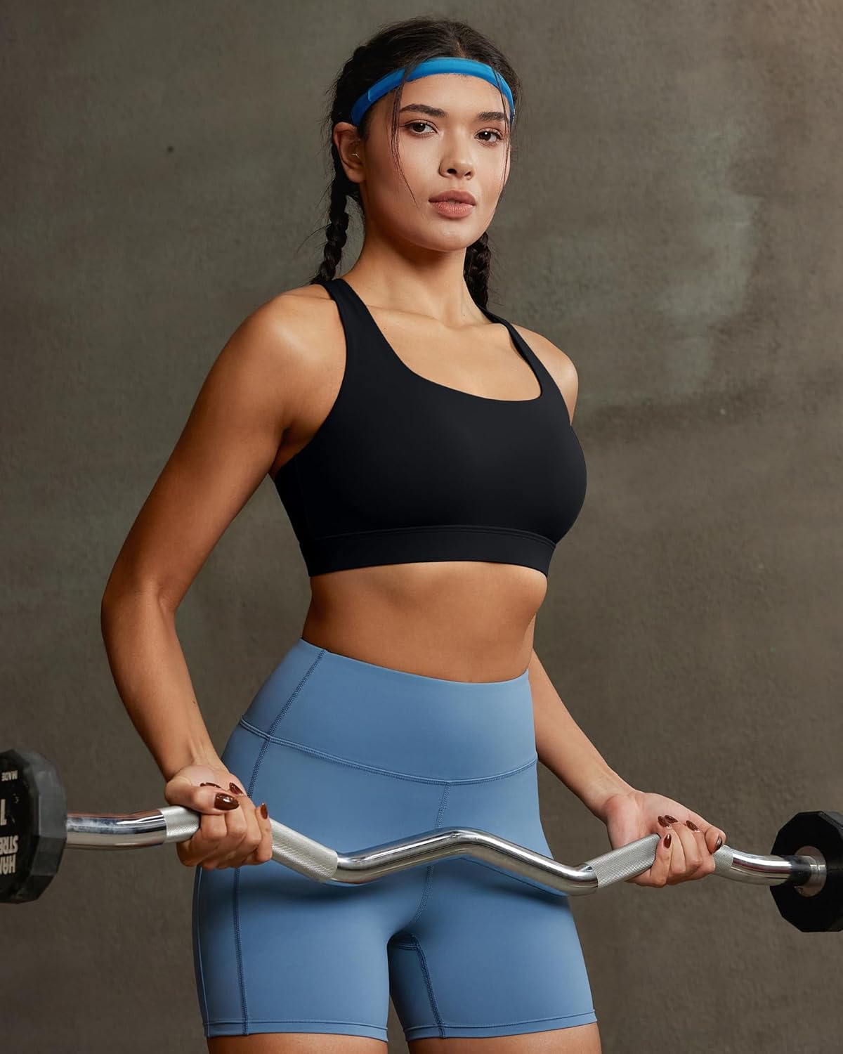 RUNNING GIRL Sports Bra - High Impact Crisscross Back Design for Ultimate Workout Support | Comfortable Fit