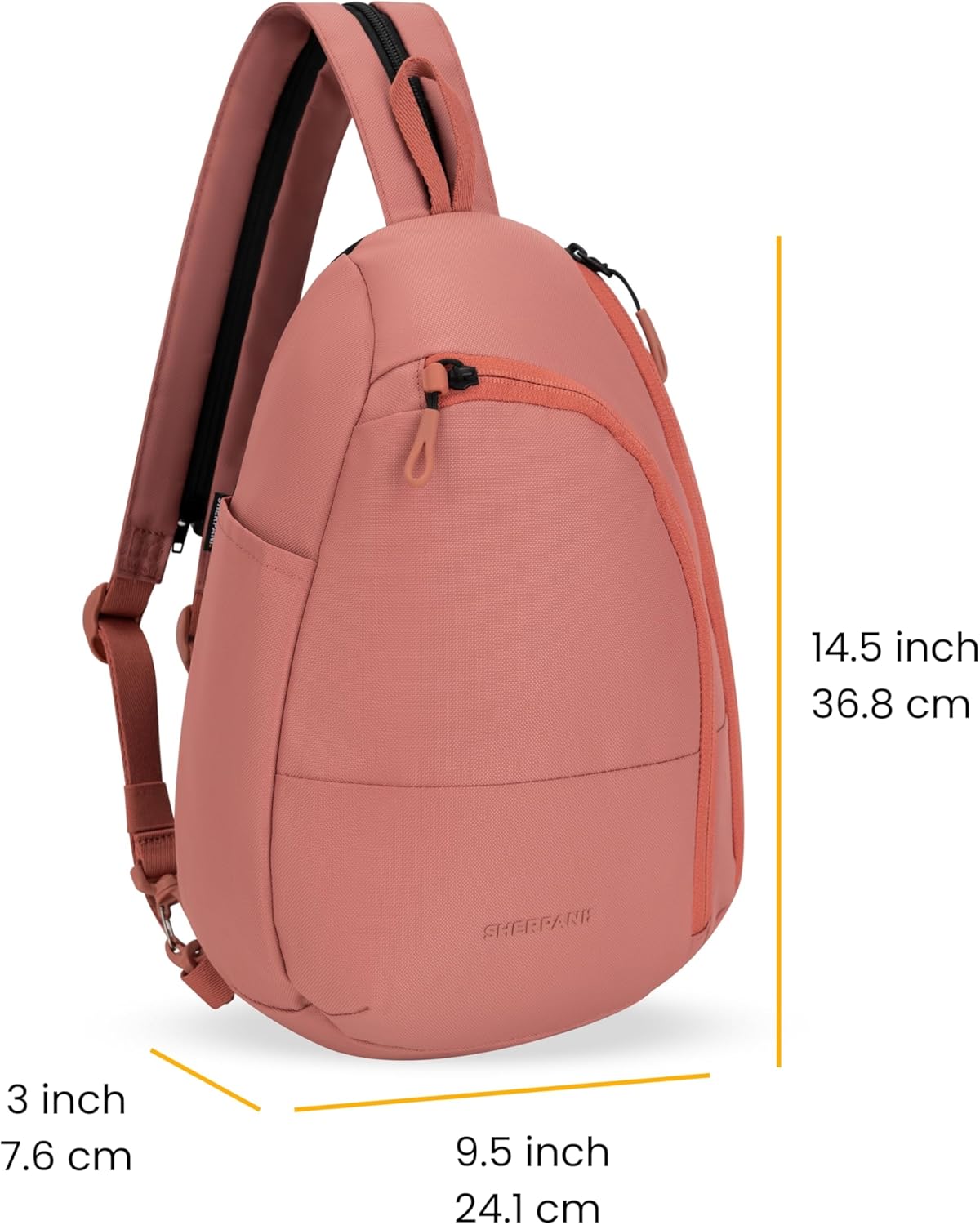 Sherpani Wayfarer Sling Backpack - Small 8L Convertible Travel Bag for Women | Stylish Shoulder Purse