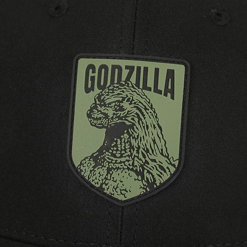 Bioworld Godzilla Rubber Badge Adult Structured Baseball Cap with Mesh Panels