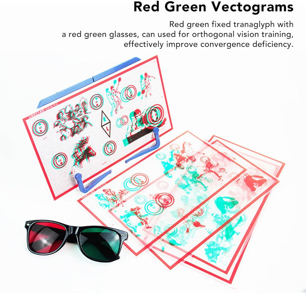 Vectogram | Red Green Fixed Eye Training for Convergence Insufficiency - Improve Stereopsis & Low Vision