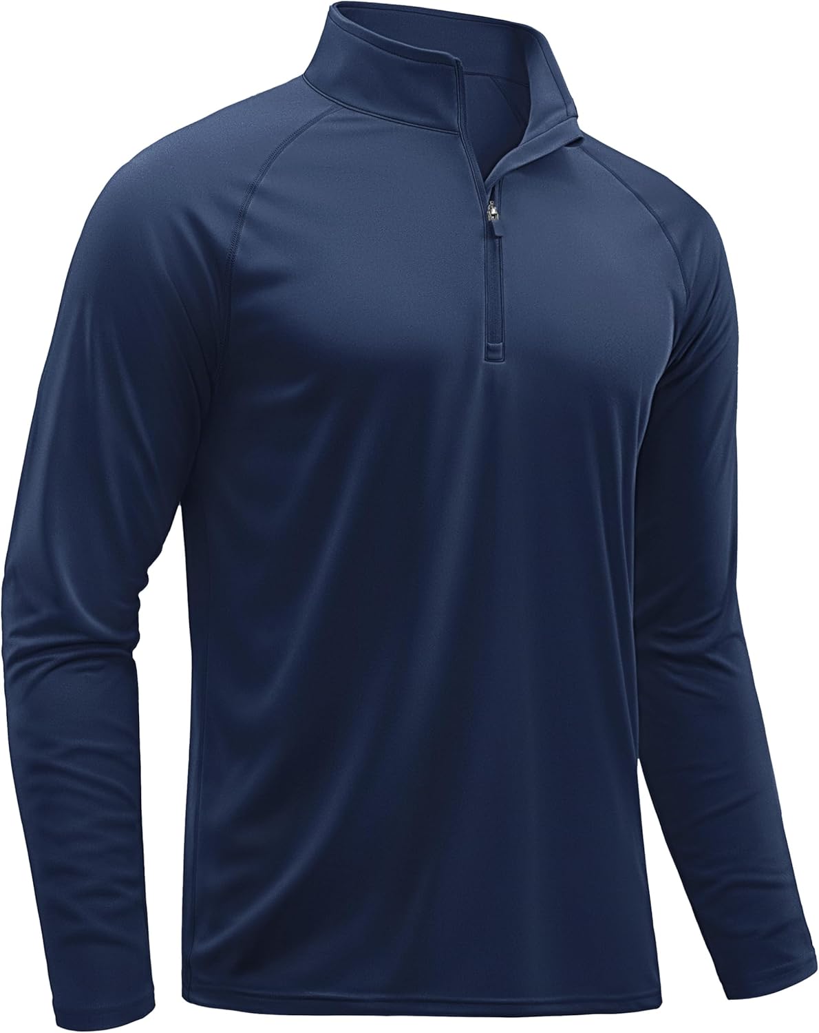 TACVASEN Men's Long Sleeve Athletic Shirt - UPF 50+ Sun Protection | 1/4 Zip Pullover for Outdoor Running