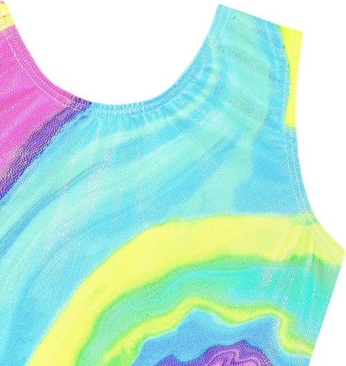 HOZIY Gymnastics Leotards - Sparkle Unicorn & Leopard Biketard for Girls | Toddler & Kids Sizes