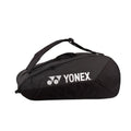 YONEX Team Racquet Bag - Badminton, Tennis and Squash Bag, Multiple Sizes & Colours, with Shoe Compartment & Backpack Function (Black, 12 Pieces)