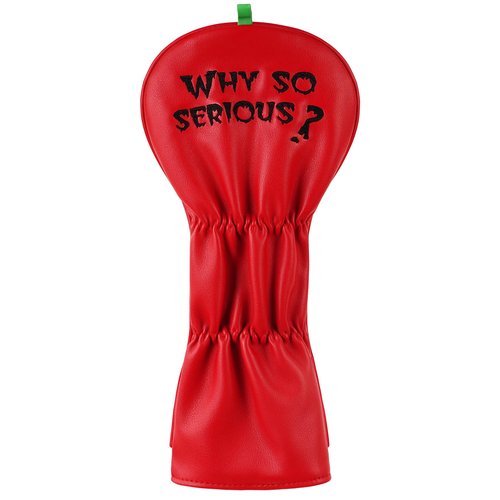 Big Crazy Funny Driver Headcover - Joker Suit Golf Head Covers with Premium PU Leather - Golf Club Protector and Funny Present