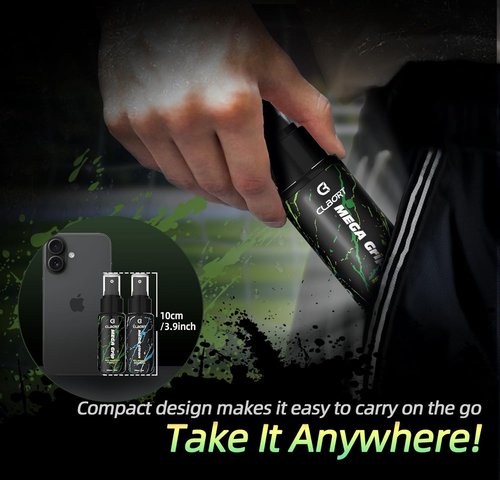 Goalkeeper Glove Spray Bundle - MSDS Certified 30ml Grip Spray & 30ml Glove Wash