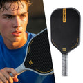 PicoPro Raw Carbon Fiber Pickleball Paddle Professional Pickle Ball Racket Superior Spin Control 16mm Lightweight
