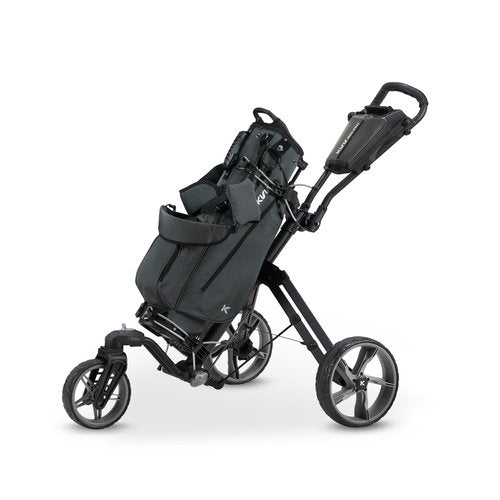 KVV Junior Golf Bag, Lightweight Golf Stand Bag for Young Players for Ages 3-5,6-8,9-12 (Charcoal, Ages 8-12)