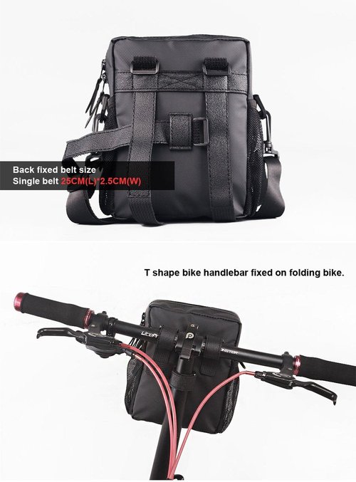 Rhinowalk Bike Handlebar Bag Bike Front Bag Road Bike Bag Bike Frame Bag Bike Basket Bag Bicycle Bag Professional Cycling Accessories-S