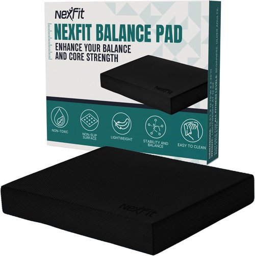 High-Density Balance Pad by [Brand Name] | Durable TPE Foam for Core Strength & Balance | Lightweight Non-Slip Design for Home & Gym Workouts