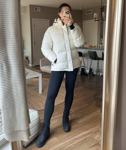 Mincib Women's Fleece Lined Leggings Thermal Warm Winter Leggings High Waisted Tummy Control Jogger Yoga Pants with Pockets(Black,M)