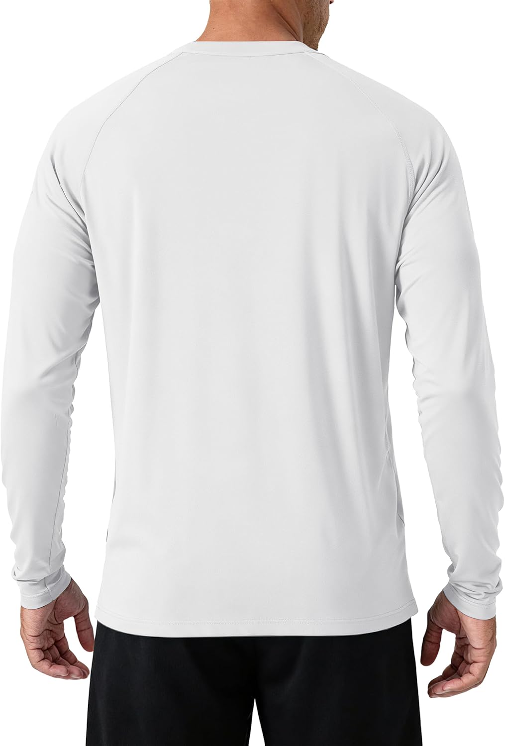 TACVASEN Men's Long Sleeve Workout Shirt - UPF 50+ Sun Protection, Lightweight Dry Fit Rash Guard