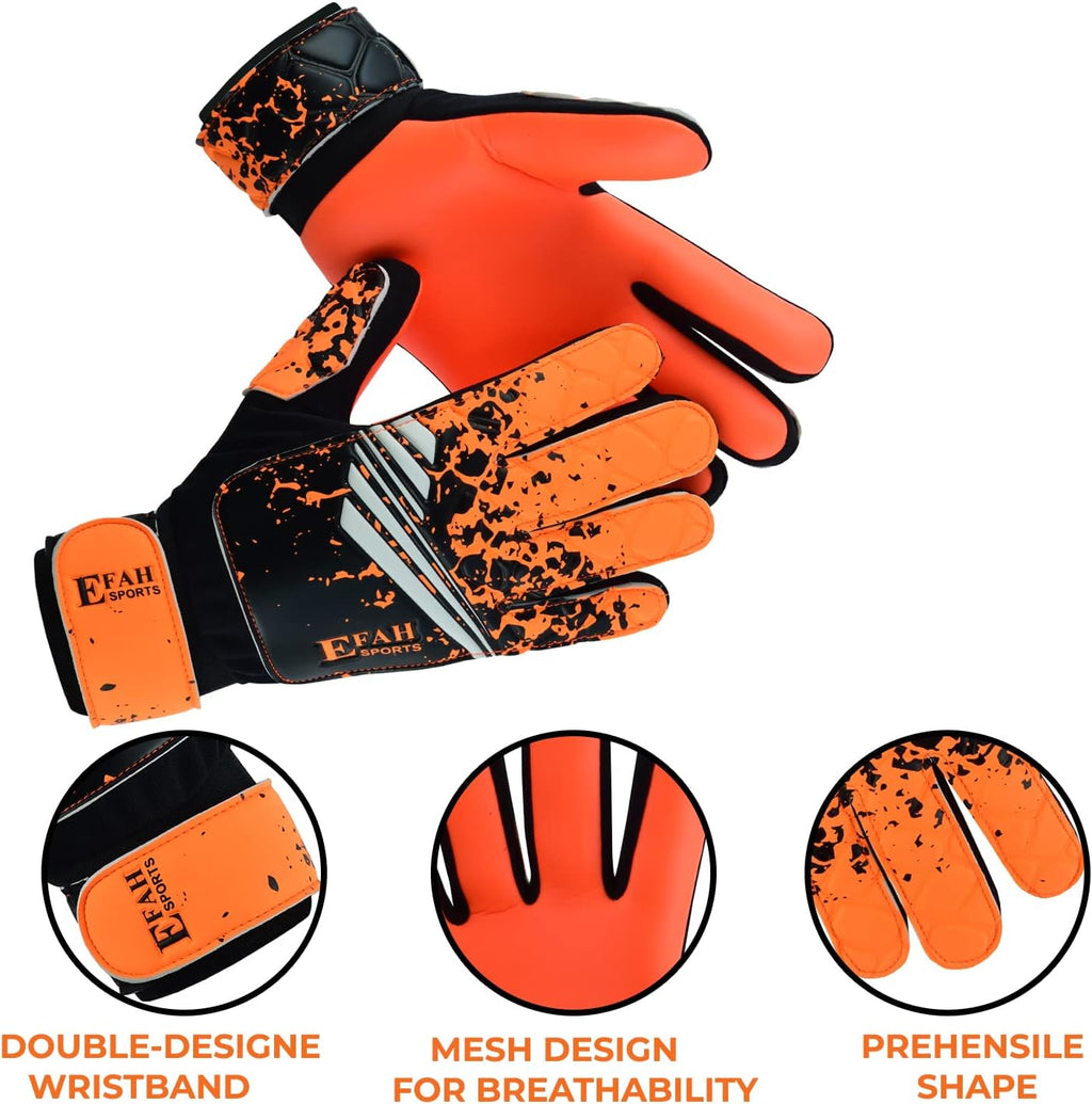 Regine Soccer Goalkeeper Gloves - Strong Grip for Kids & Youth | Perfect for Football