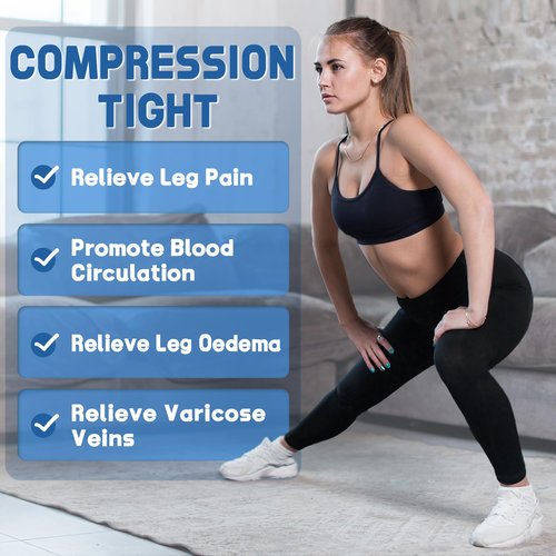 Beister Medical Compression Leggings Women & Men 15-20mmHg Opaque Footless Waist High Compression Stockings & Thighs, Circulation Support Pressure Pantyhose for lipedema, Varicose Veins, Oedema, DVT