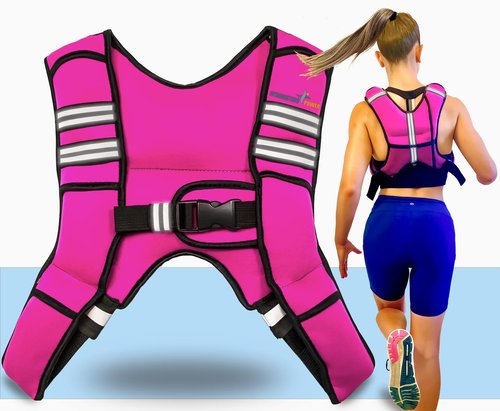 GYMNASTICS POWER Weighted Vest for Men and Women 6Lb/8Lb/10Lb/12Lb/15Lb/20Lbs Adjustable Workout Vest for Strength Training, Running, Cardio, Rucking, Fitness & Cross Training