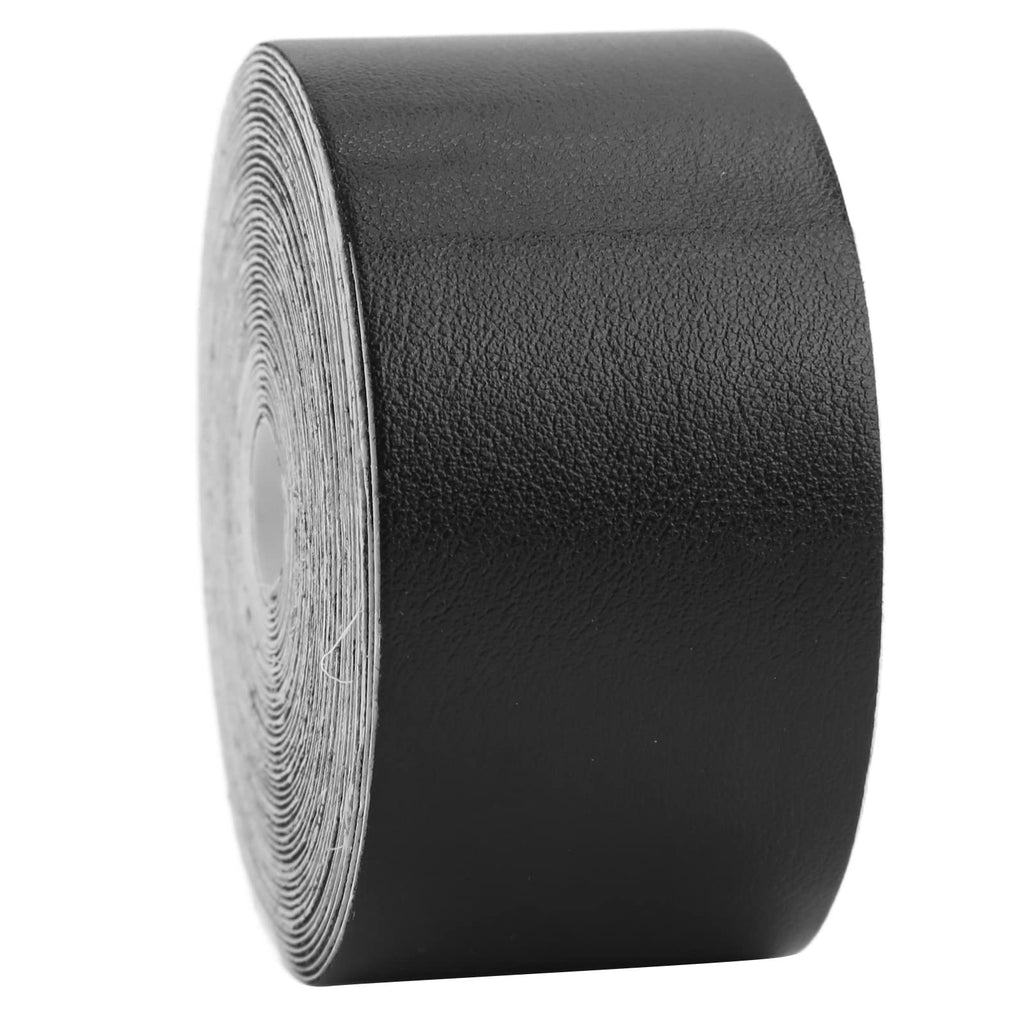 VBESTLIFE Tennis Racket Frame Tape, 16.4ft PU Edge Wrap for Racquet Head Cover Scratch Prevention Sports Equipment Maintenance‌ (Black)
