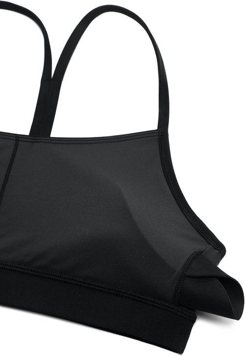 CRZ YOGA Butterluxe Y-Back Sports Bra - Padded Low Impact Workout Top for Women | Comfortable Fit