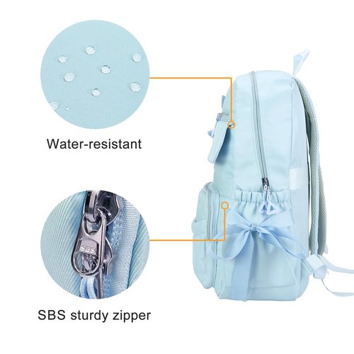 Phaoullzon Coquette Backpack with Bow for Women Aesthetic Daypack