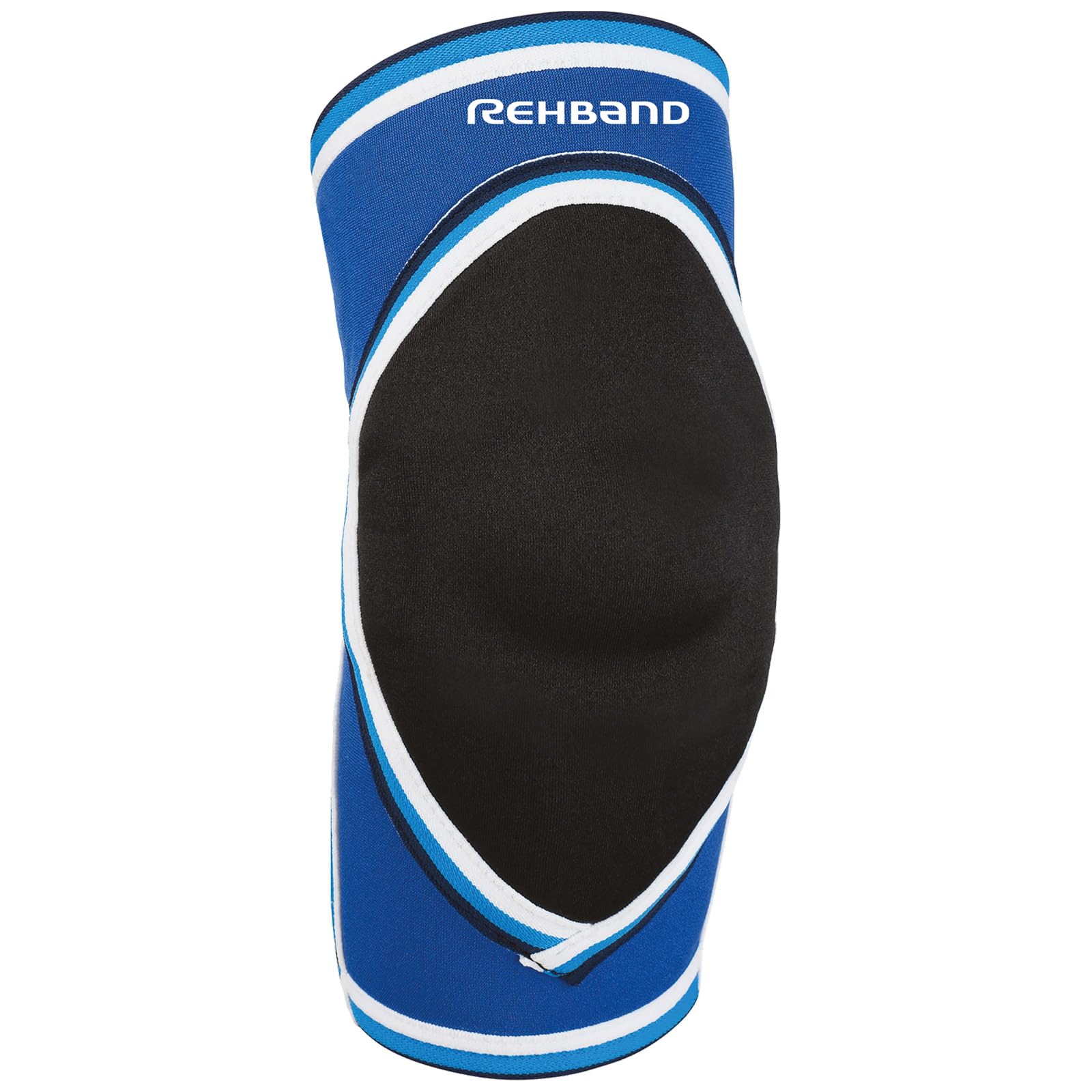 Rehband PRN Elbow Pad for Volleyball & Handball, 3mm Neoprene Elbow Sleeve with Protective Padding, Compression Elbow Support for Men & Women (S-XXL), Colour:Blue, Size:X-Large